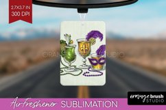 Mardi Gras Air Freshener PNG - Carnival PNG Sublimation Product Image 1