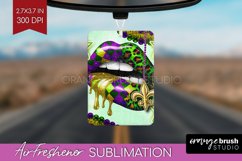 Mardi Gras Air Freshener PNG - Carnival PNG Sublimation Product Image 1