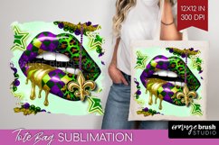 Mardi Gras Tote Bag - Carnival Tote Bag PNG Sublimation Product Image 1