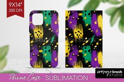 Mardi Gras Phone Case PNG - Carnival Case PNG Sublimation Product Image 1