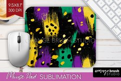 Mardi Gras Mouse Pad Sublimation - Carnival Mousepad PNG Product Image 1