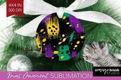 Mardi Gras Ornament PNG - Carnival PNG Sublimation Product Image 1