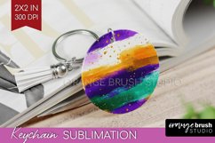 Mardi Gras Keychain PNG - Carnival Keychain Sublimation Product Image 1