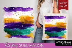 Mardi Gras Tote Bag - Carnival Tote Bag PNG Sublimation Product Image 1