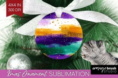 Mardi Gras Ornament PNG - Carnival PNG Sublimation Product Image 1