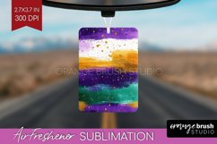 Mardi Gras Air Freshener PNG - Carnival PNG Sublimation Product Image 1