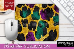 Mardi Gras Mouse Pad Sublimation - Carnival Mousepad PNG Product Image 1