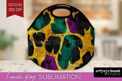 Mardi Gras Lunch Bag - Carnival Lunch Bug PNG Sublimation Product Image 1