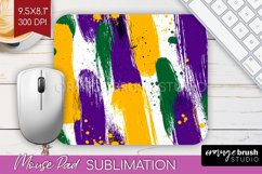 Mardi Gras Mouse Pad Sublimation - Carnival Mousepad PNG Product Image 1