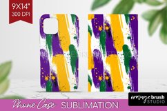 Mardi Gras Phone Case PNG - Carnival Case PNG Sublimation Product Image 1