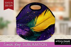Mardi Gras Lunch Bag - Carnival Lunch Bug PNG Sublimation Product Image 1