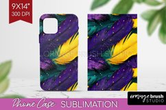 Mardi Gras Phone Case PNG - Carnival Case PNG Sublimation Product Image 1
