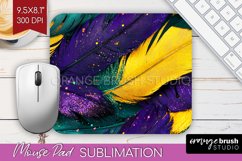 Mardi Gras Mouse Pad Sublimation - Carnival Mousepad PNG Product Image 1