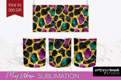 Mardi Gras Mug Wrap - Carnival Mug PNG Sublimation Product Image 1