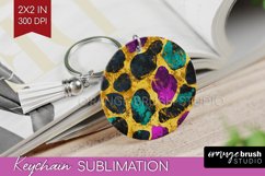Mardi Gras Keychain PNG - Carnival Keychain Sublimation Product Image 1