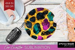 Mardi Gras Car Coaster - Carnival Coaster PNG Sublimation Product Image 1