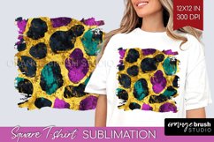 Mardi Gras Square Tshirt Background - Carnival PNG Product Image 1