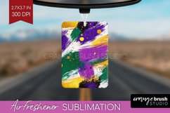 Mardi Gras Air Freshener PNG - Carnival PNG Sublimation Product Image 1