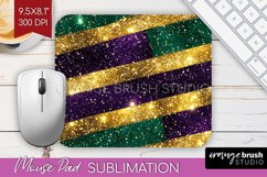Mardi Gras Mouse Pad Sublimation - Carnival Mousepad PNG Product Image 1