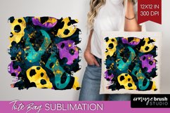 Mardi Gras Tote Bag - Carnival Tote Bag PNG Sublimation Product Image 1