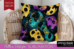 Mardi Gras Pillow Sublimation - Carnival Pillow Cover PNG Product Image 1