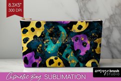 Mardi Gras Cosmetic Bag - Carnival Makeup Bag PNG Product Image 1
