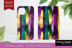 Mardi Gras Phone Case PNG - Carnival Case PNG Sublimation Product Image 1
