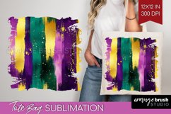 Mardi Gras Tote Bag - Carnival Tote Bag PNG Sublimation Product Image 1