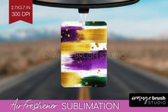 Mardi Gras Air Freshener PNG - Carnival PNG Sublimation Product Image 1