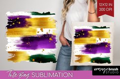 Mardi Gras Tote Bag - Carnival Tote Bag PNG Sublimation Product Image 1
