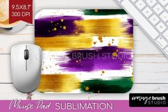 Mardi Gras Mouse Pad Sublimation - Carnival Mousepad PNG Product Image 1