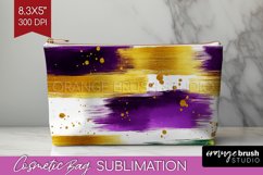 Mardi Gras Cosmetic Bag - Carnival Makeup Bag PNG Product Image 1
