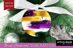 Mardi Gras Ornament PNG - Carnival PNG Sublimation Product Image 1