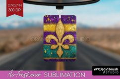 Mardi Gras Air Freshener PNG - Carnival PNG Sublimation Product Image 1