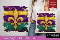 Mardi Gras Tote Bag - Carnival Tote Bag PNG Sublimation Product Image 1