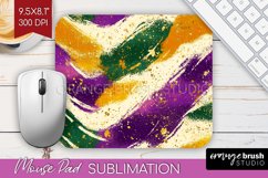 Mardi Gras Mouse Pad Sublimation - Carnival Mousepad PNG Product Image 1