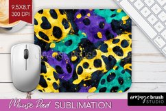 Mardi Gras Mouse Pad Sublimation - Carnival Mousepad PNG Product Image 1