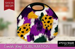Mardi Gras Lunch Bag - Carnival Lunch Bug PNG Sublimation Product Image 1