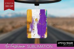 Mardi Gras Air Freshener PNG - Carnival PNG Sublimation Product Image 1