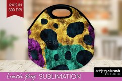 Mardi Gras Lunch Bag - Carnival Lunch Bug PNG Sublimation Product Image 1