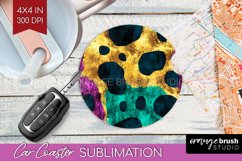 Mardi Gras Car Coaster - Carnival Coaster PNG Sublimation Product Image 1