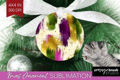 Mardi Gras Ornament PNG - Carnival PNG Sublimation Product Image 1