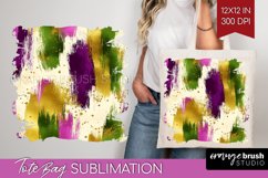 Mardi Gras Tote Bag - Carnival Tote Bag PNG Sublimation Product Image 1