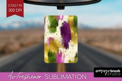Mardi Gras Air Freshener PNG - Carnival PNG Sublimation Product Image 1