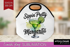 Margarita Cocktail Lunch Bag Summer Drink Lunch Bug PNG Product Image 1
