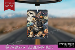 Mastiff Dog Air Freshener PNG Halloween PNG Sublimation Product Image 1