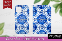 Mediterranean Phone Case PNG - Italian Tile Case PNG Product Image 1