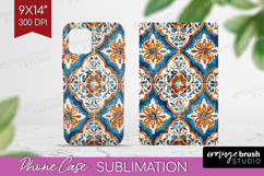 Mediterranean Phone Case PNG - Italian Tile Case PNG Product Image 1
