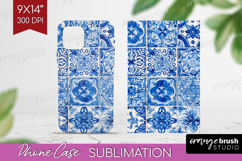 Mediterranean Phone Case PNG - Italian Tile Case PNG Product Image 1