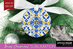 Mediterranean Ornament PNG - Italian Tile PNG Sublimation Product Image 1